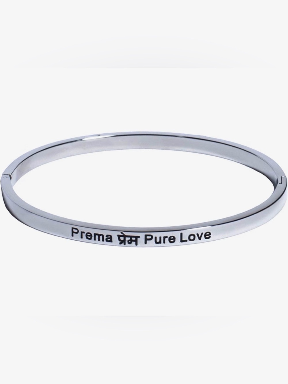 Conscious Confidence A Timeless Wisdom Рrema Love Stainless Steel Bangle- NWT
